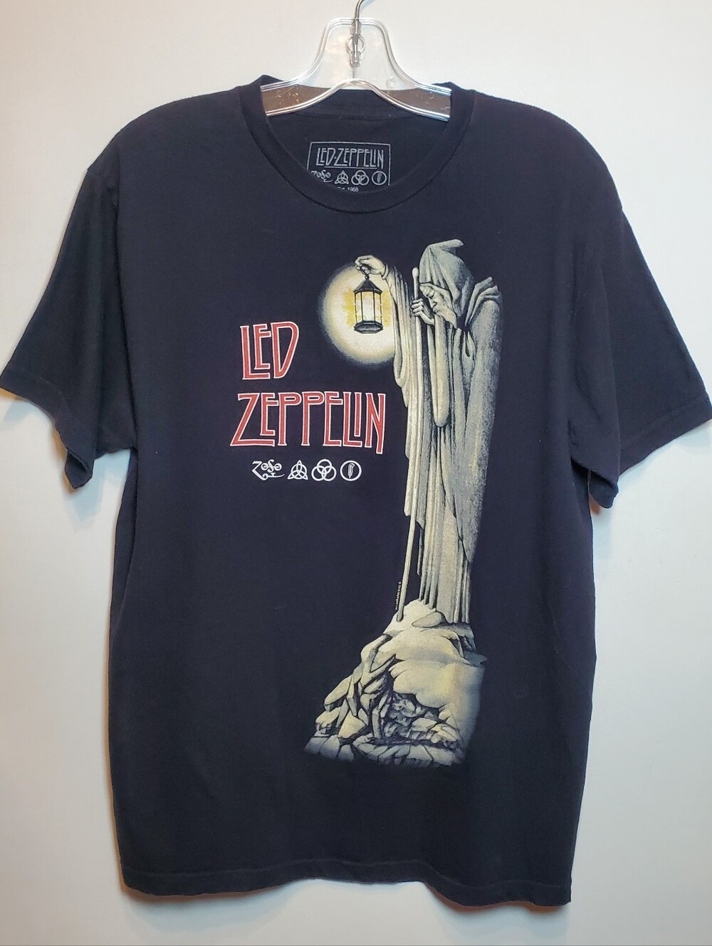 250. Led Zeppelin The Hermit Graphic Band Tee - Classic Rock Shirt